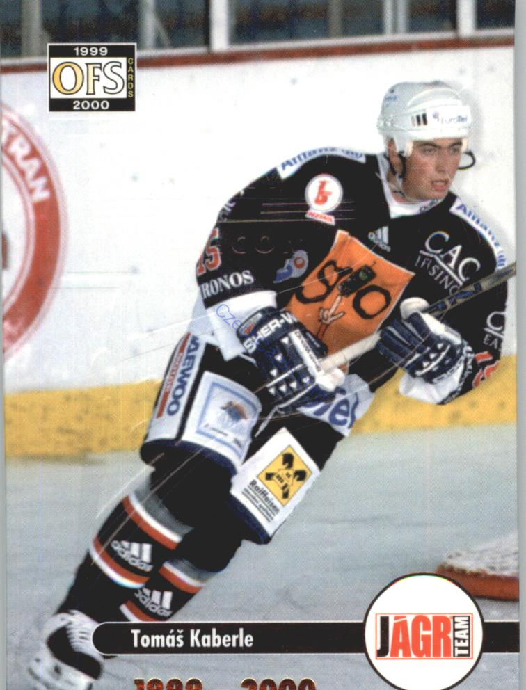 Tomáš Kaberle OFS 1999/00 embossed gold #25