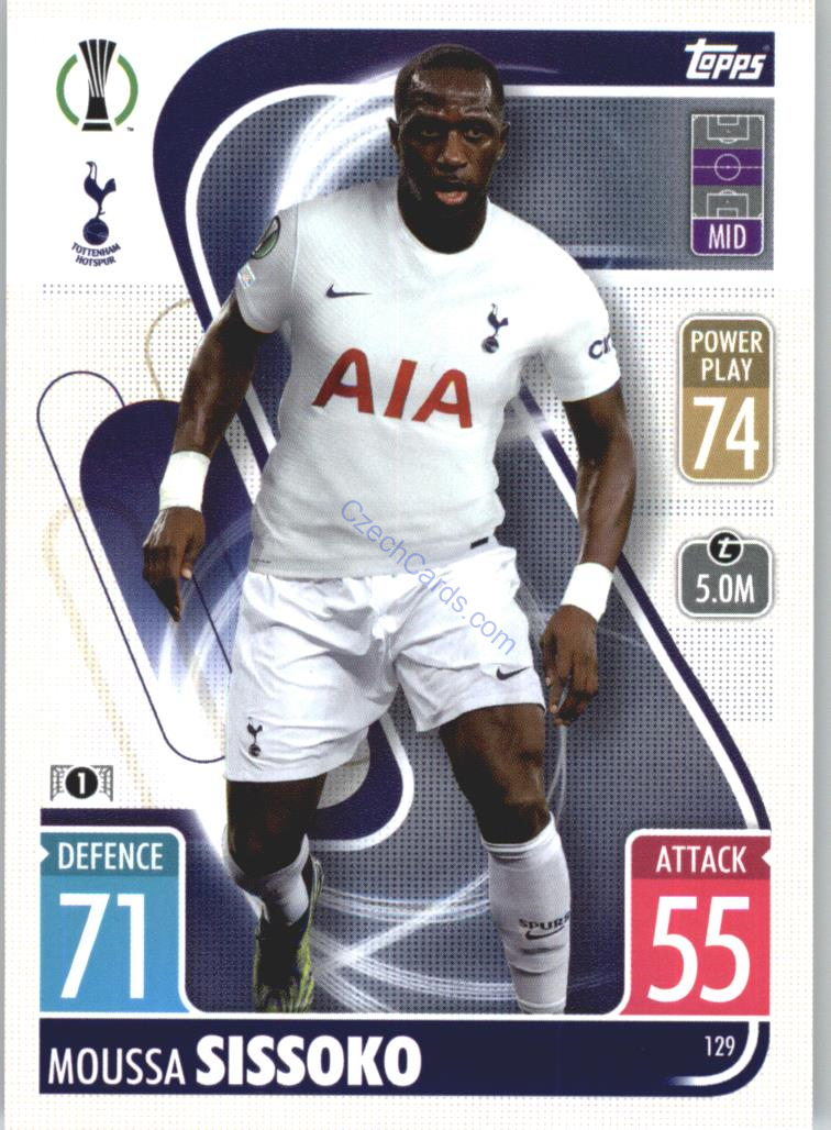 Moussa Sissoko Topps Match Attax 2021/22 #129