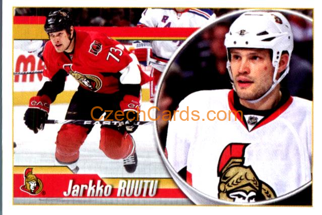 Jarkko Ruutu 2010-11 Panini NHL Sticker #106