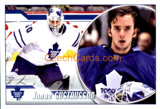 Jonas Gustavsson 2010-11 Panini NHL Sticker #140