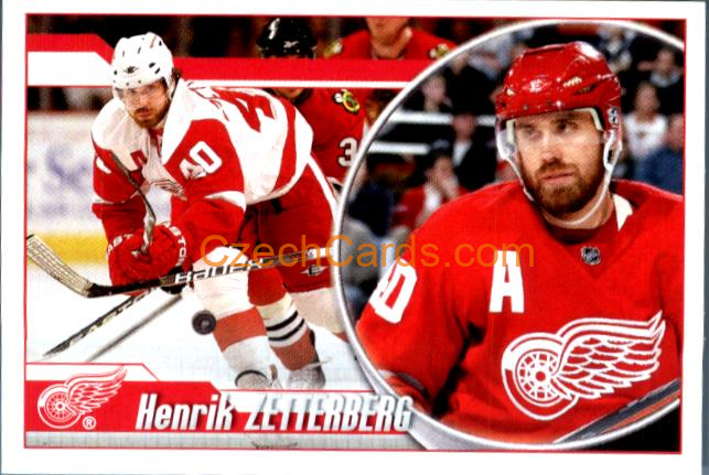 Henrik Zetterberg 2010-11 Panini NHL Sticker #219