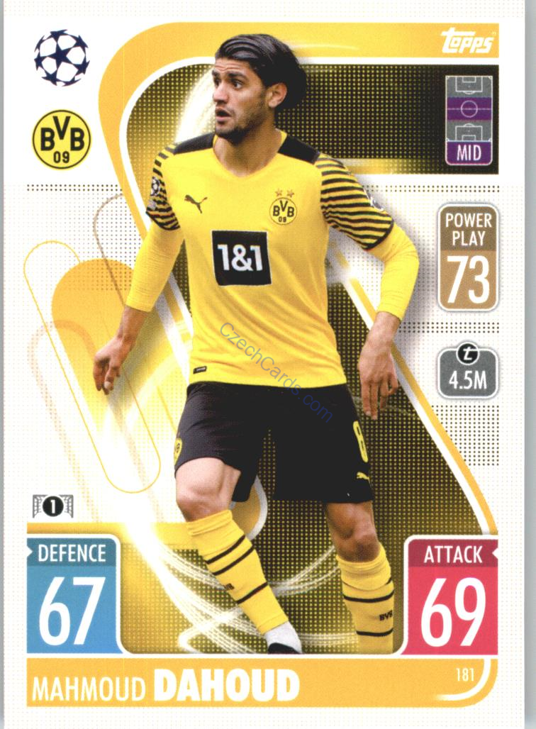 Mahmoud Dahoud Topps Match Attax 2021/22 #181