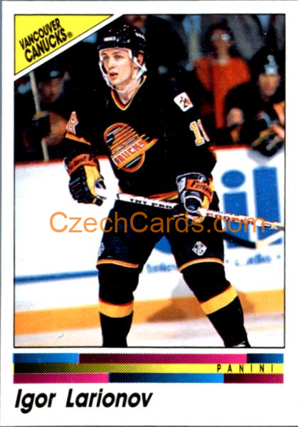 Igor Larionov 1990/91 Panini NHL sticker #294