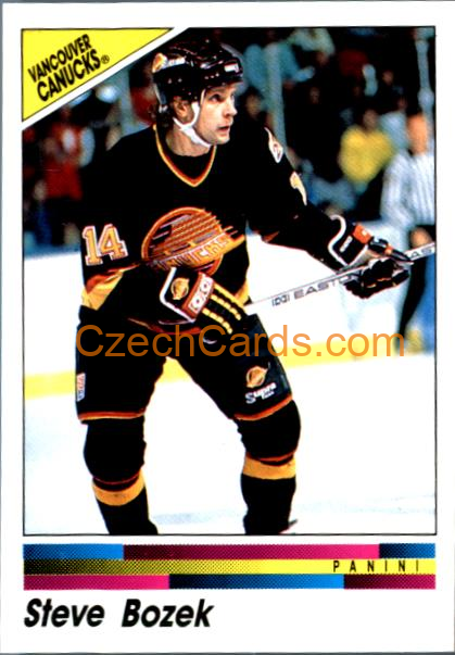 Steve Bozek 1990/91 Panini NHL sticker #301