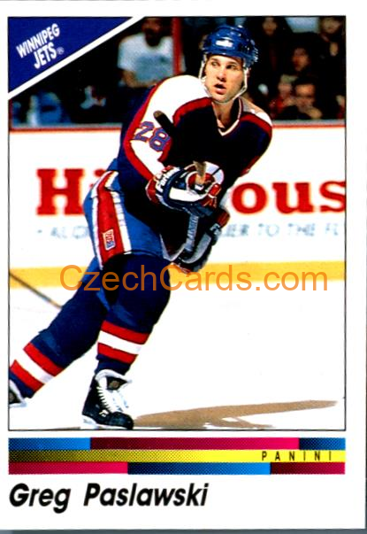 Greg Paslawski 1990/91 Panini NHL sticker #309