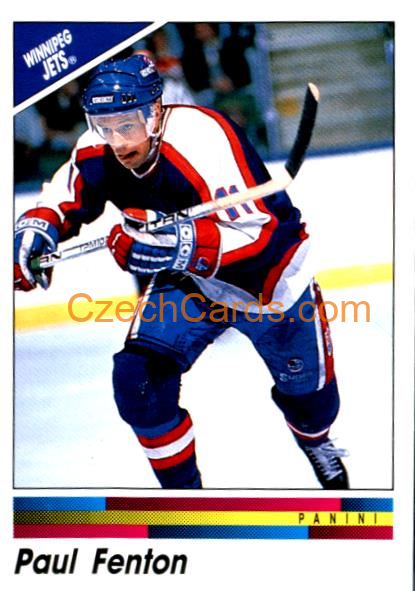 Paul Fenton 1990/91 Panini NHL sticker #313