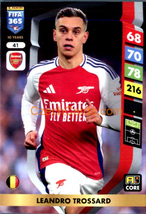 Leandro Trossard 2025 FIFA 365 Adrenalyn #41