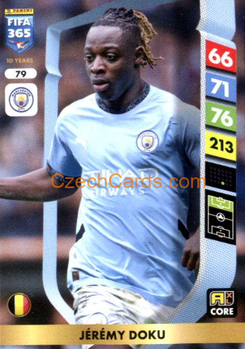 Jérémy Doku 2025 FIFA 365 Adrenalyn #79