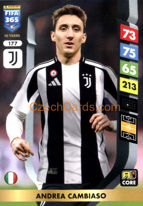 Andrea Cambiaso 2025 FIFA 365 Adrenalyn #177