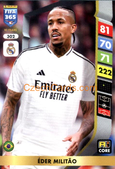 Éder Militão 2025 FIFA 365 Adrenalyn #302