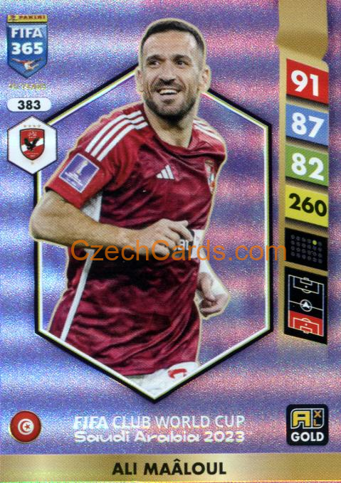 Ali Maâloul 2025 FIFA 365 Adrenalyn Gold #383