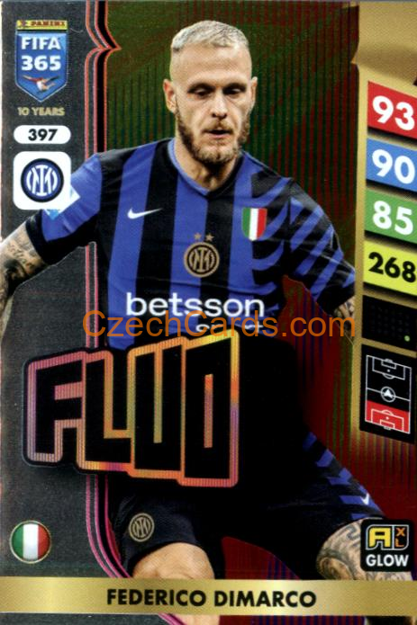 Federico Dimarco 2025 FIFA 365 Adrenalyn GLOW / Fluo #397