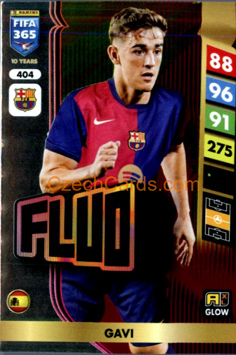 Gavi 2025 FIFA 365 Adrenalyn GLOW / Fluo #404