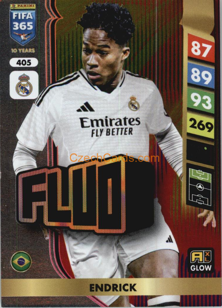 Endrick 2025 FIFA 365 Adrenalyn GLOW / Fluo #405