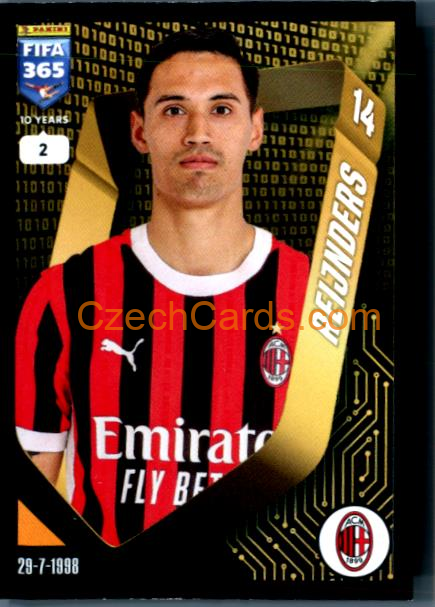 Tijjani Reijnders 2025 FIFA 365 sticker #268