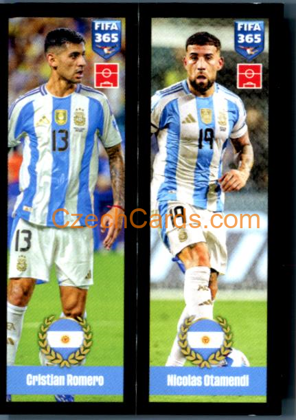 Cristian Romero / Nicolás Otamendi 2025 FIFA 365 sticker #417