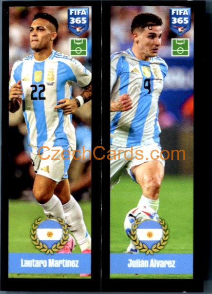 Lautaro Martinez / Julian Alvarez 2025 FIFA 365 sticker #422
