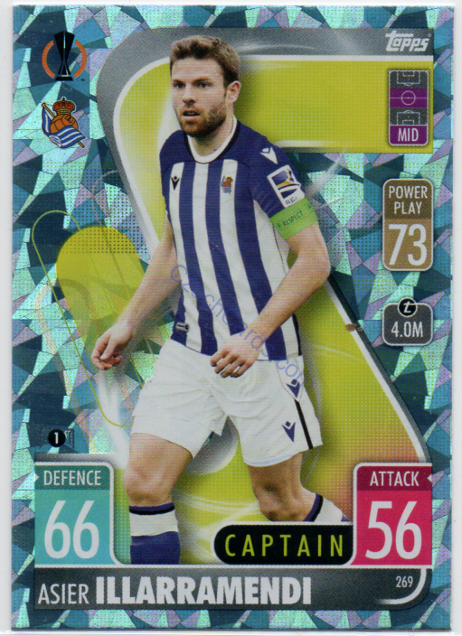 Asier Illarramendi Topps Match Attax 2021/22 Crystal paralel #269