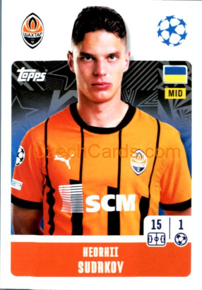 Georgiy Sudakov 2024/25 Topps Champions League sticker #204