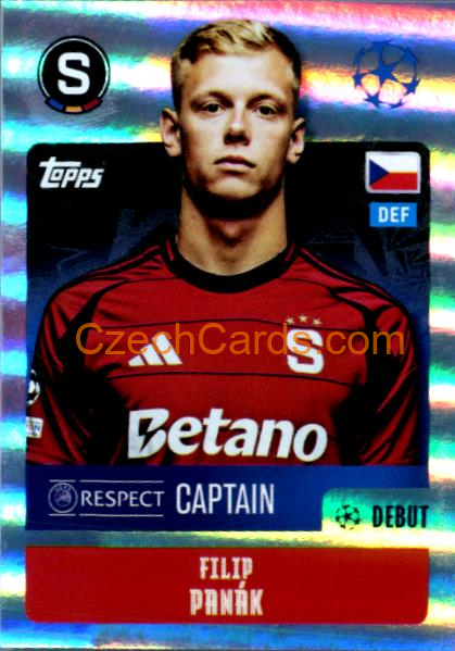 Filip Panák 2024/25 Topps Champions League sticker shiny #420