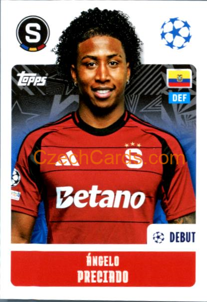 Ángelo Preciado 2024/25 Topps Champions League sticker #425