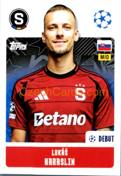 Lukáš Haraslin 2024/25 Topps Champions League sticker #428