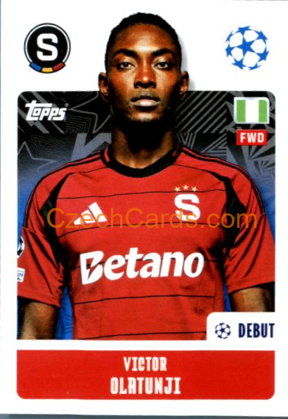 Victor Olatunji 2024/25 Topps Champions League sticker #430