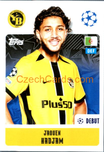 Jaouen Hadjam 2024/25 Topps Champions League sticker #433