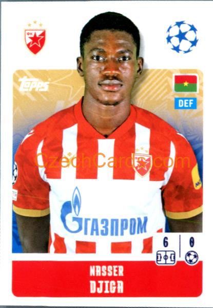 Nasser Djiga 2024/25 Topps Champions League sticker #458
