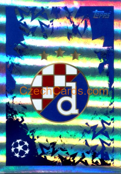 Club Logo Dinamo Zagreb 2024/25 Topps Champions League sticker shiny #467