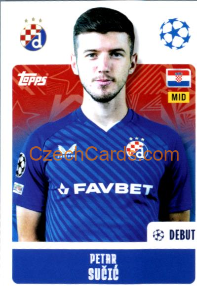 Petar Sučić 2024/25 Topps Champions League sticker #475