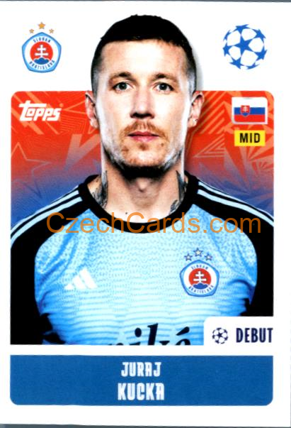 Juraj Kucka 2024/25 Topps Champions League sticker #500