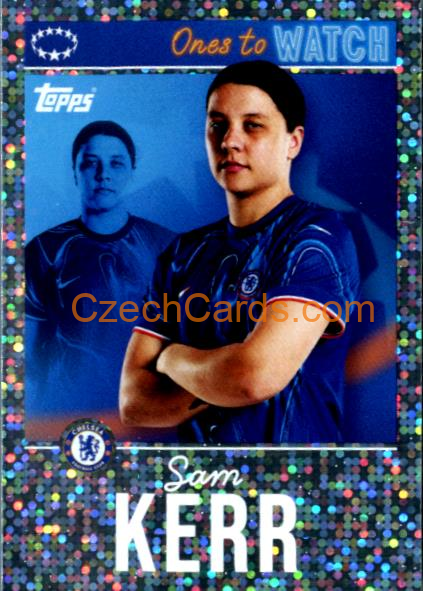 Sam Kerr (Chelsea FC) 2024/25 Topps Champions League sticker foil #516