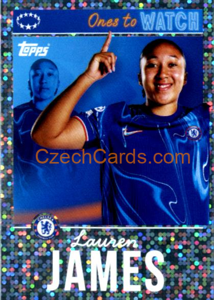 Lauren James (Chelsea FC) 2024/25 Topps Champions League sticker foil #520