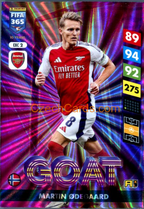 Martin Ødegaard 2025 FIFA 365 Adrenalyn GOAT #EXC2