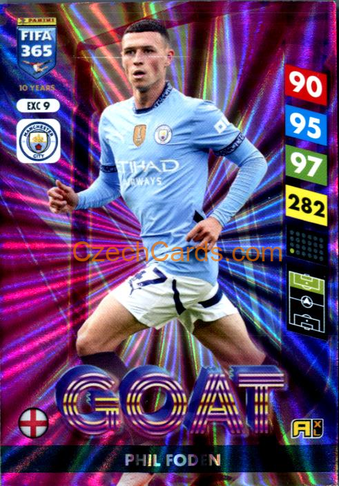 Phil Foden 2025 FIFA 365 Adrenalyn GOAT #EXC9