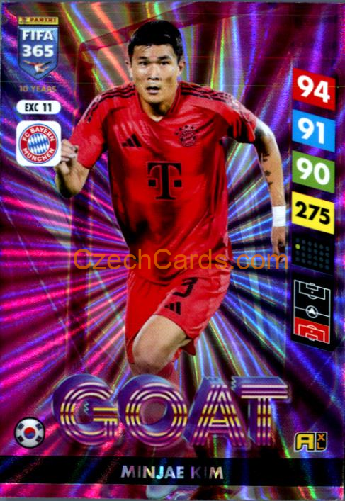 Kim Min-jae 2025 FIFA 365 Adrenalyn GOAT #EXC11