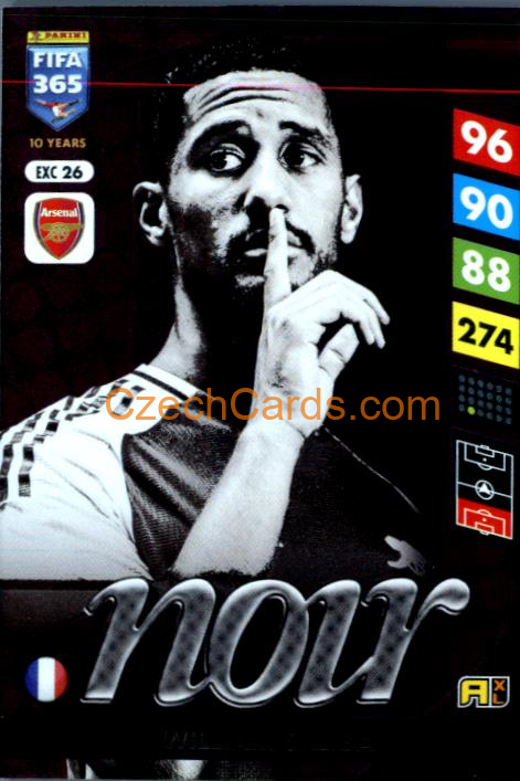 William Saliba 2025 FIFA 365 Adrenalyn NOIR #EXC26