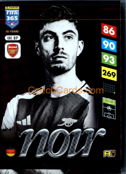 Kai Havertz 2025 FIFA 365 Adrenalyn NOIR #EXC27