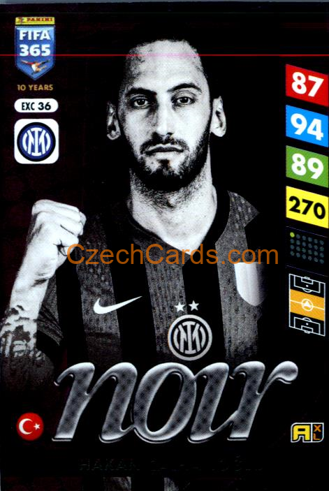 Hakan Çalhanoğlu 2025 FIFA 365 Adrenalyn NOIR #EXC36