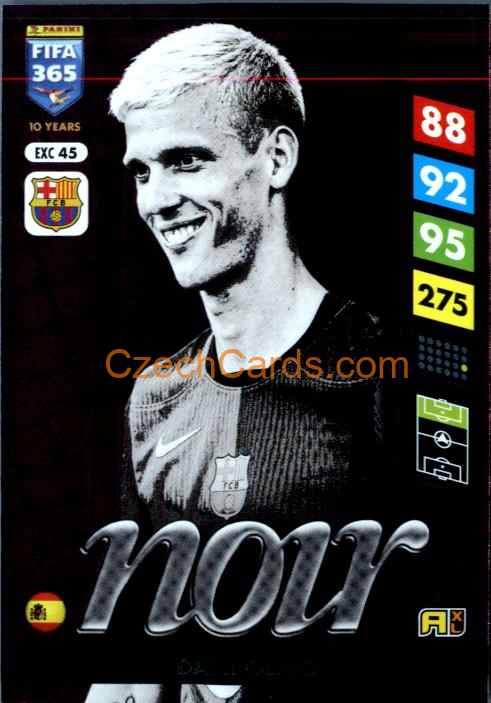Dani Olmo 2025 FIFA 365 Adrenalyn NOIR #EXC45
