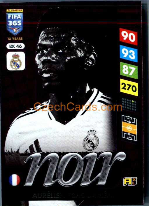 Aurélien Tchouaméni 2025 FIFA 365 Adrenalyn NOIR #EXC46