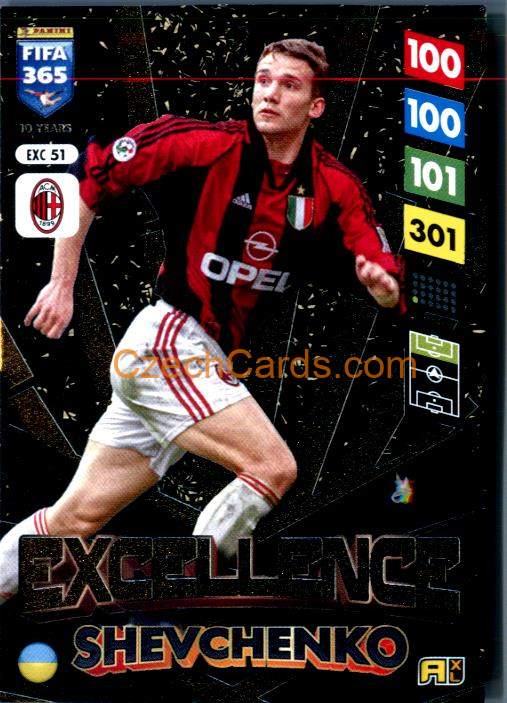 Andriy Shevchenko 2025 FIFA 365 Adrenalyn Excellence #EXC51