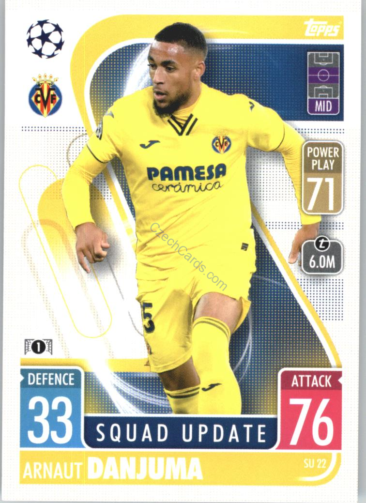Arnaut Danjuma 2021/22 Match Attax Extra #SU 22