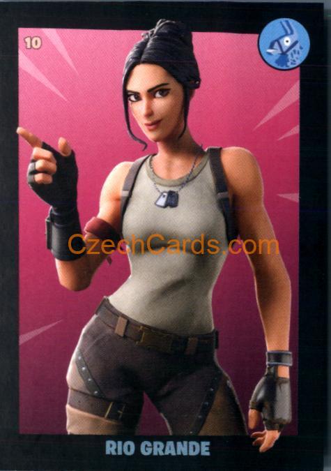 Rio grande Panini Fortnite Black Frame sticker #68