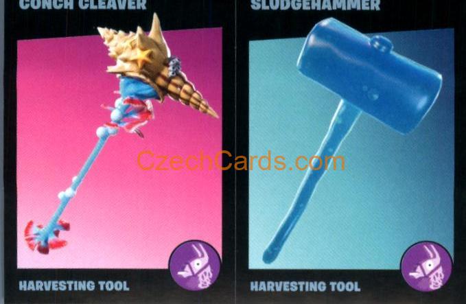 Conch cleaver / Sludgehammer Panini Fortnite Black Frame sticker #142