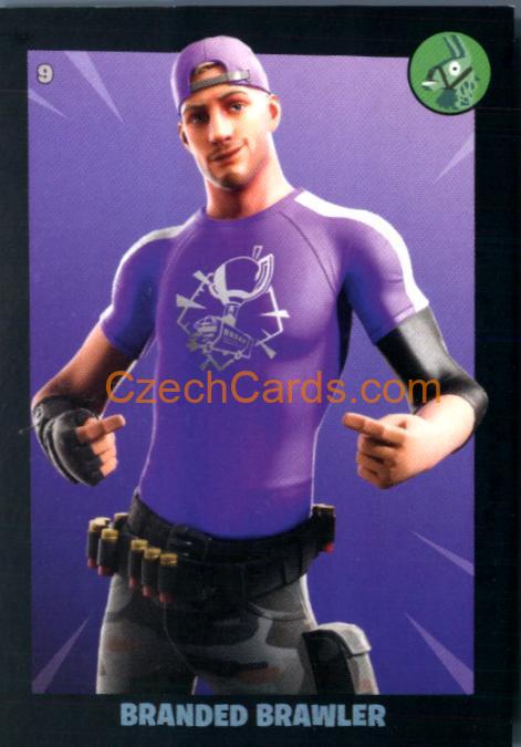 Branded brawler Panini Fortnite Black Frame sticker #150