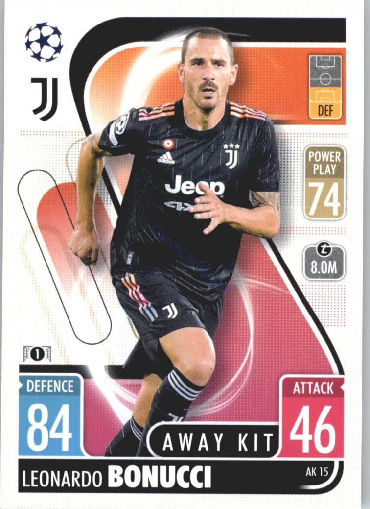 Leonardo Bonucci 2021/22 Match Attax Extra #AK 15