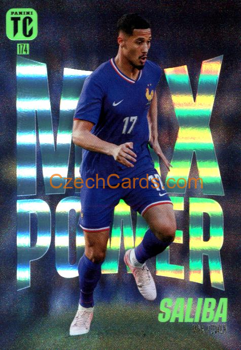 William Saliba 2025 Panini Top Class Max Power #174