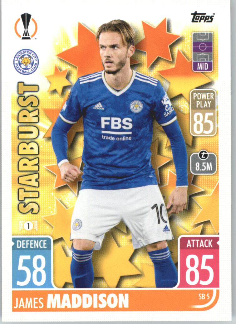 James Maddison 2021/22 Match Attax Extra #SB 5